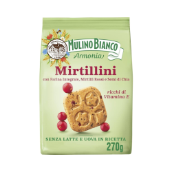Mulino Bianco Mirtillini - włoskie ciastka 270 g   