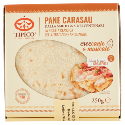 TIPICO Pane CARASAU prodotto in Sardegna klasyczny chleb sardyński 250g pudełko  