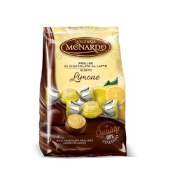 Praliny MONARDO Limone włoskie czekoladki z nadzieniem mleczno cytrynowym 100 g 