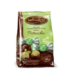 Praliny MONARDO Pistacchio włoskie czekoladki z kremem pistacjowym 100 g