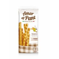 Amor di Pane Grissini z oliwą z oliwek Paluszki chlebowe 125g